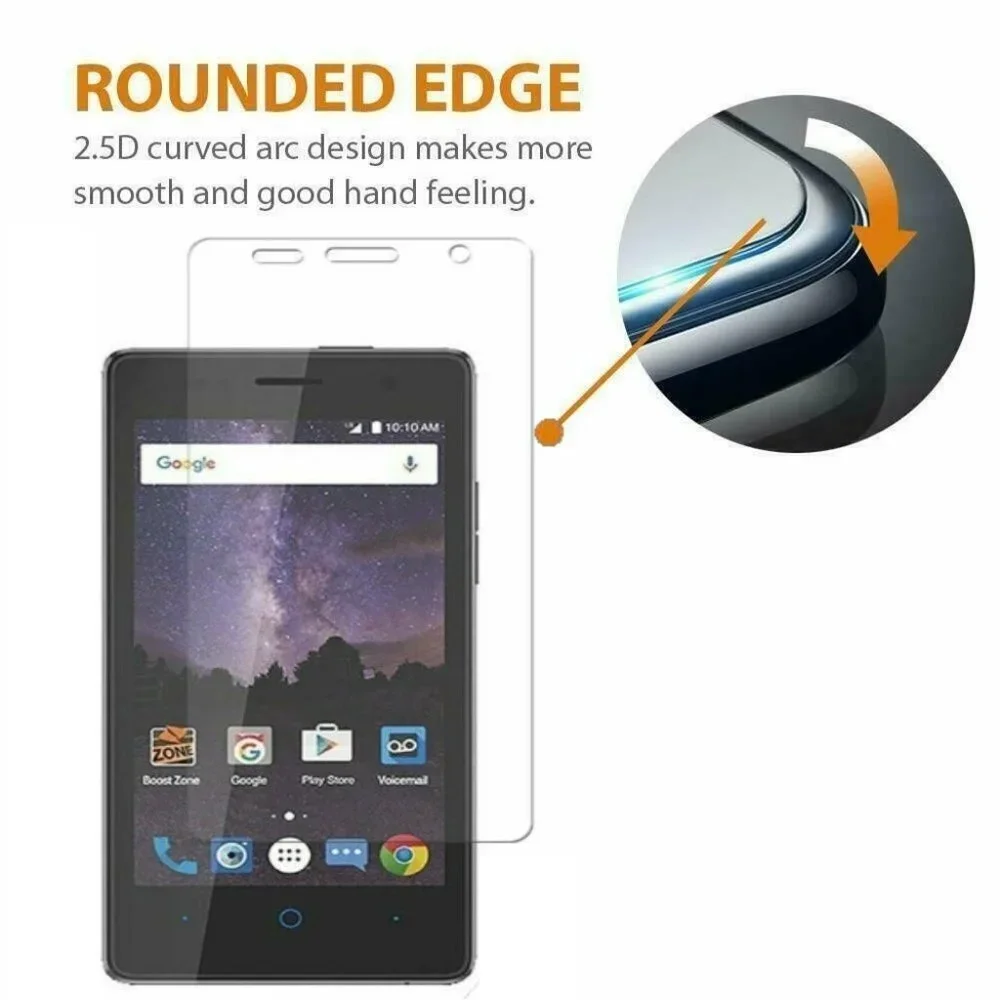 New in Package: 2 Tempered Glass Screen Protectors for ZTE Majesty Pro (Plus)